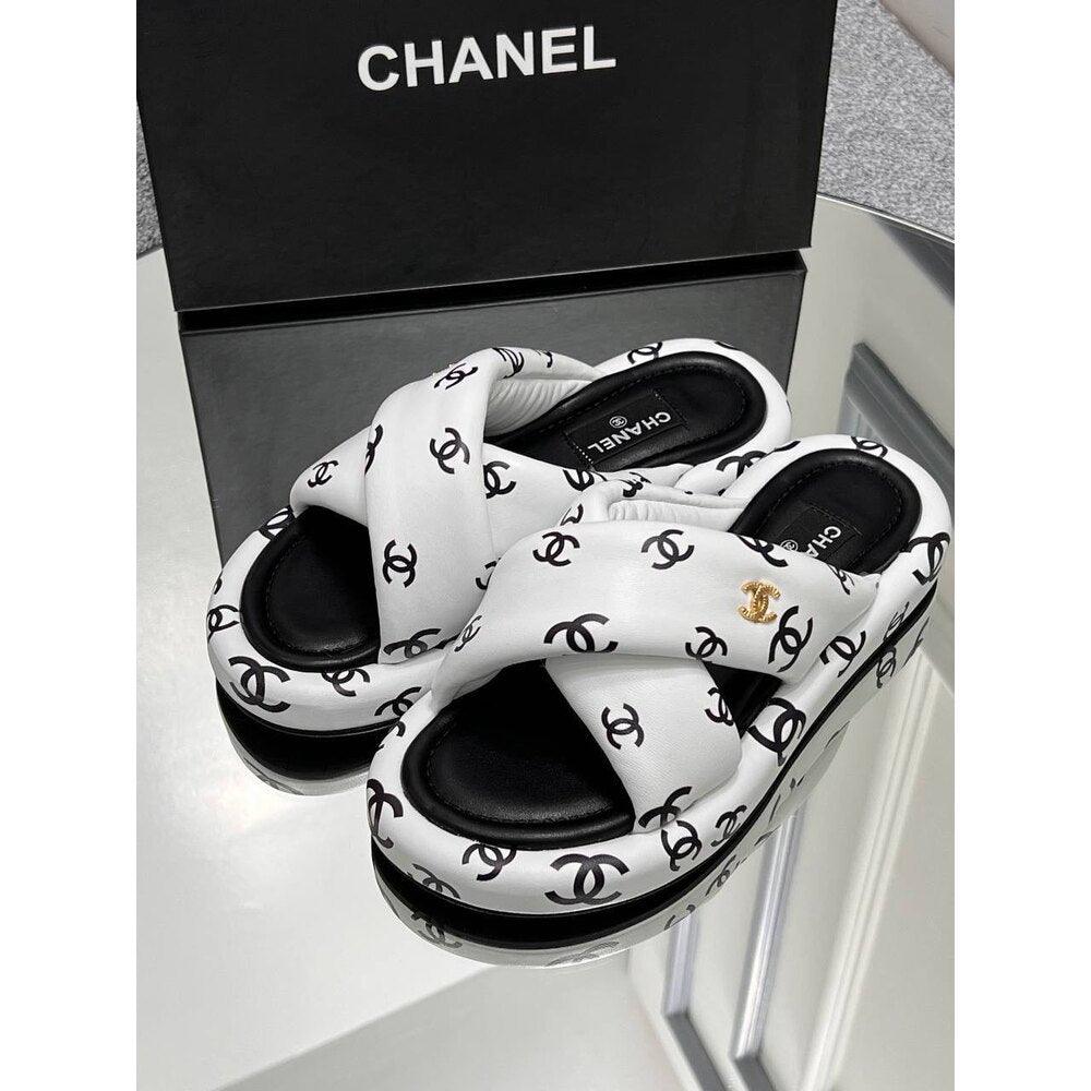 CHANEL | Casual Style Street Style Logo Sandals - Glimmer of Luxury