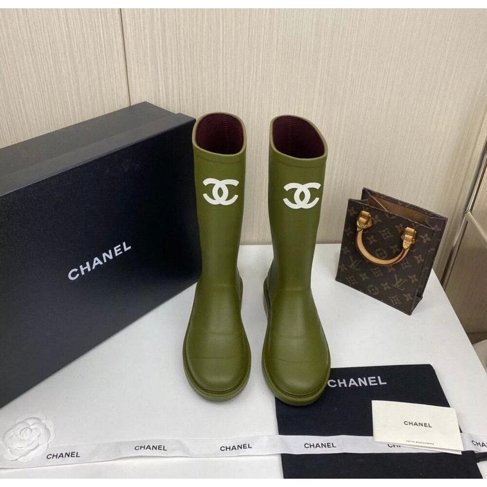 Chanel Couture-ified Wellington Boots - Glimmer of Luxury