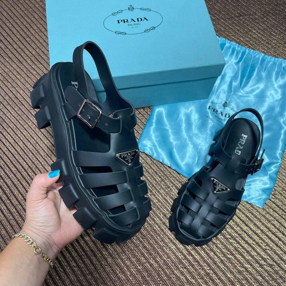 Prada Rubber Sandal - Glimmer of Luxury