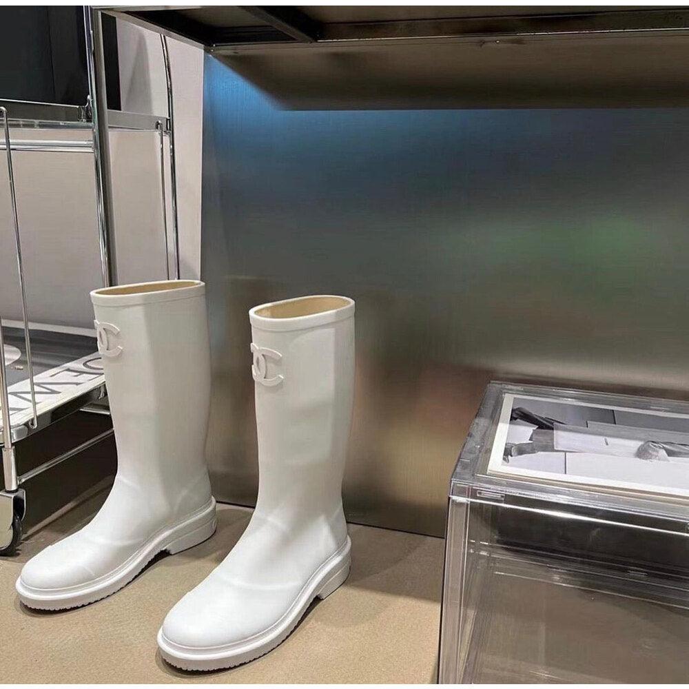 Chanel Couture-ified Wellington Boots - Glimmer of Luxury