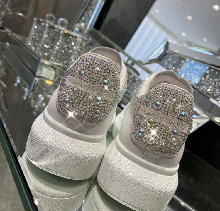 McQueen Crystal Oversized Sneaker - Glimmer of Luxury