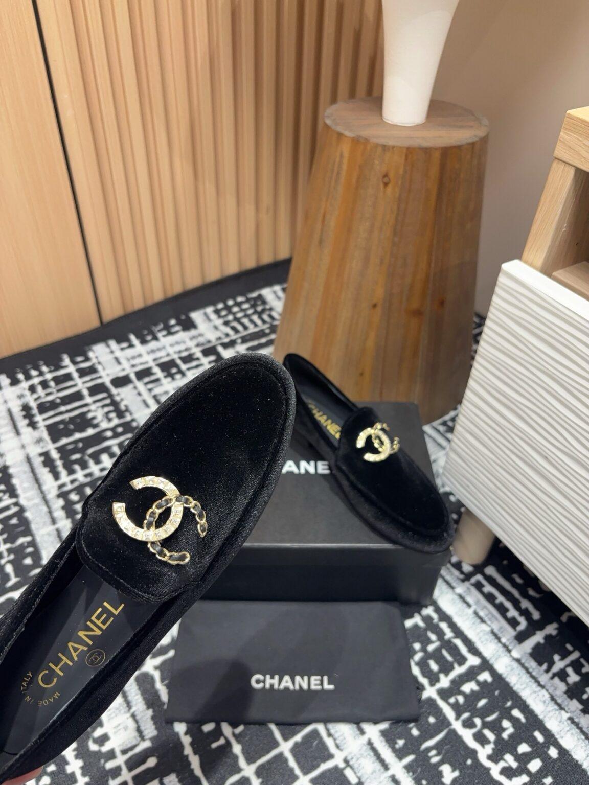 Chanel S24 Süet Mokasen Ayakkabı