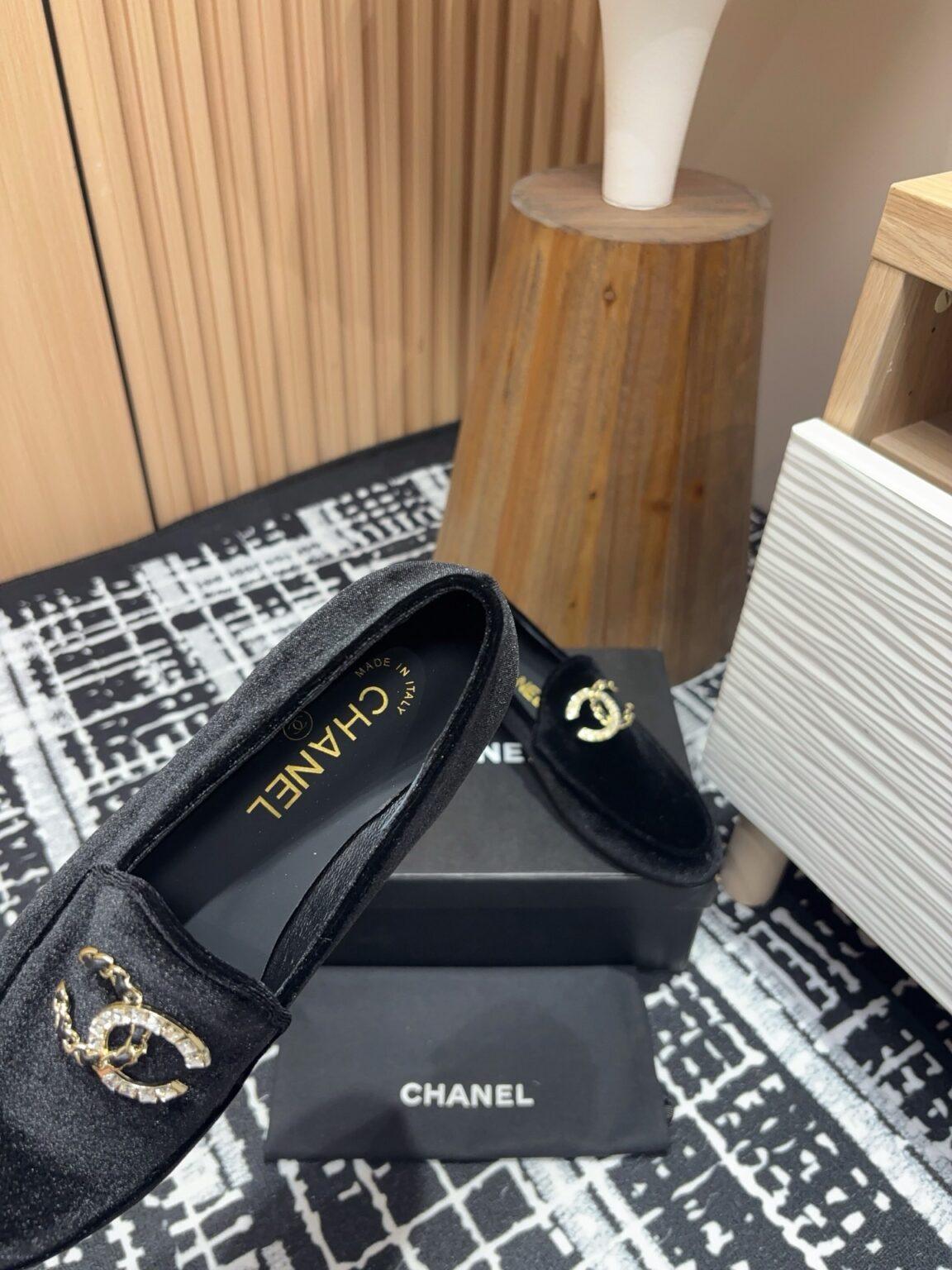 Chanel S24 Süet Mokasen Ayakkabı