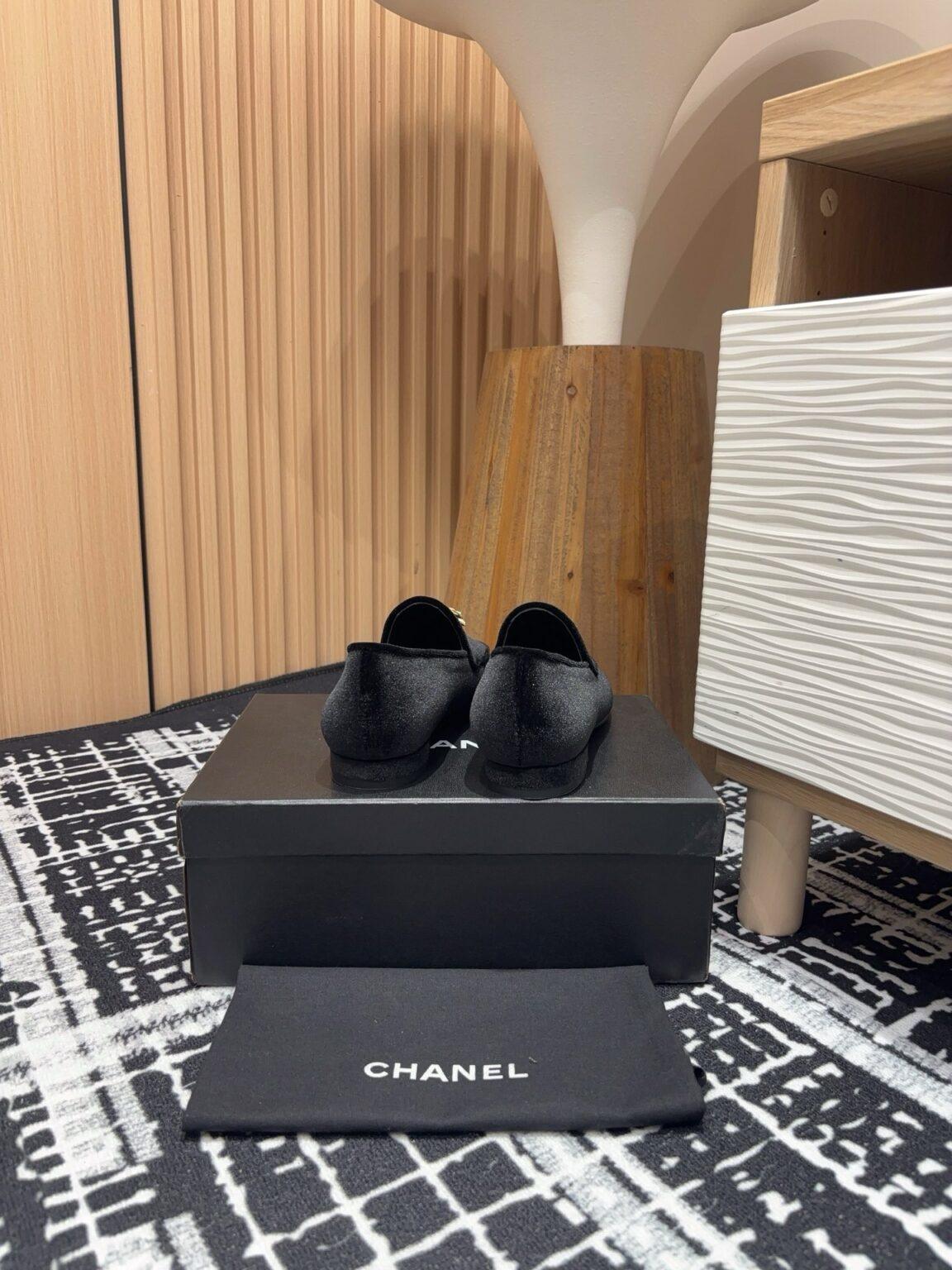 Chanel S24 Süet Mokasen Ayakkabı