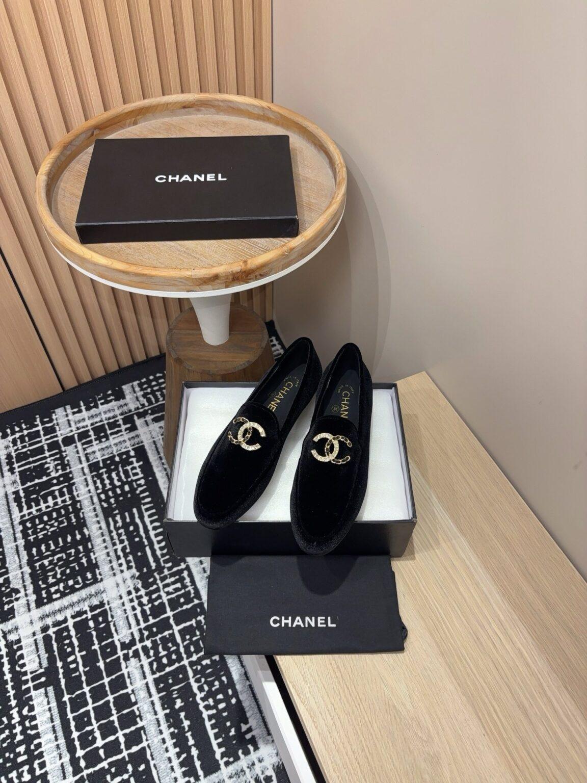 Chanel S24 Süet Mokasen Ayakkabı