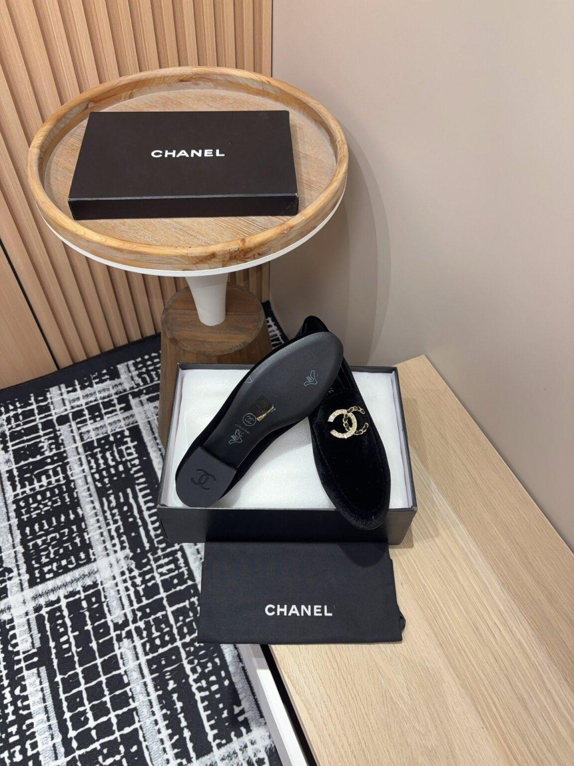 Chanel S24 Süet Mokasen Ayakkabı