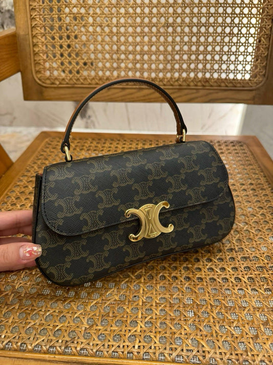 Celine Triomphe Claude Monogram Kanvas Çanta