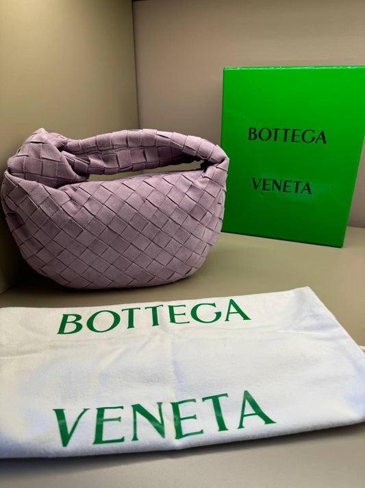 Bottega Veneta Mini Örgülü Süet Jodie Çanta