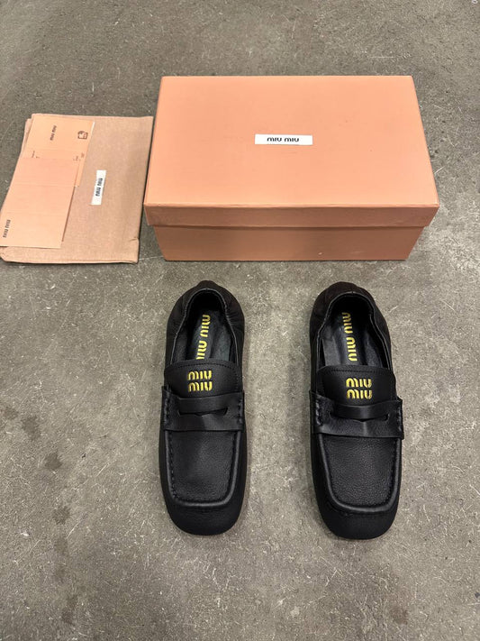 Miu Miu Nappa Deri Loaferler