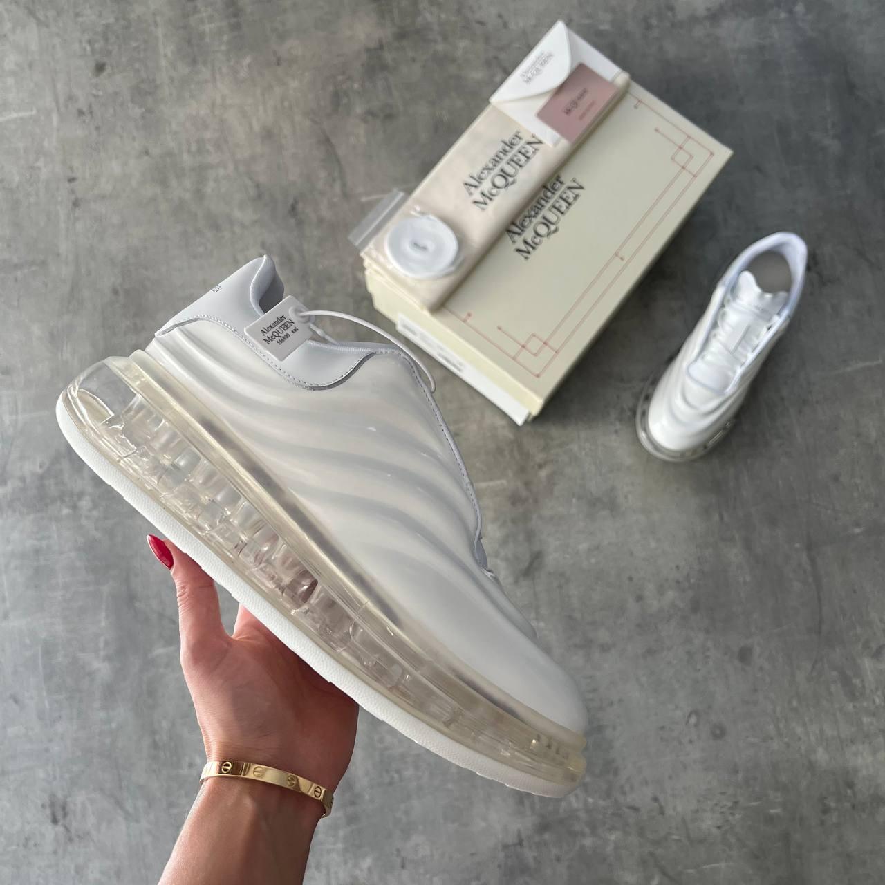 McQueen White Sneaker - Glimmer of Luxury