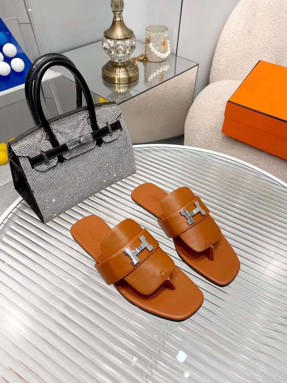 Hermès Galerie Sandals - Glimmer of Luxury