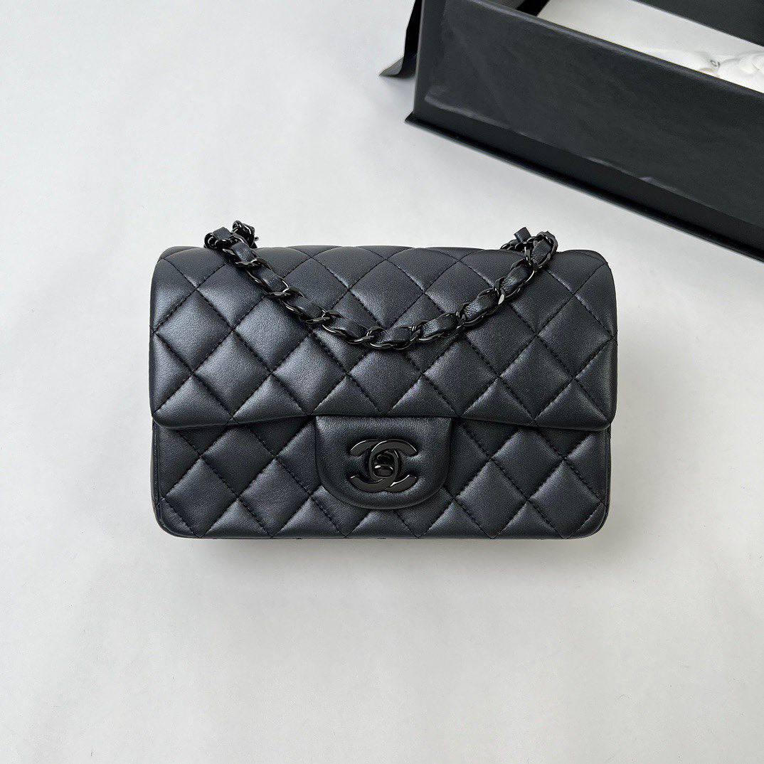 Chanel Lambskin Quilted Mini Rectangle