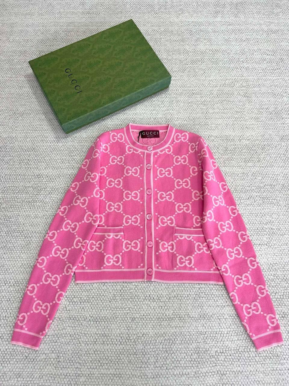 Gucci Jacquard Cardigan