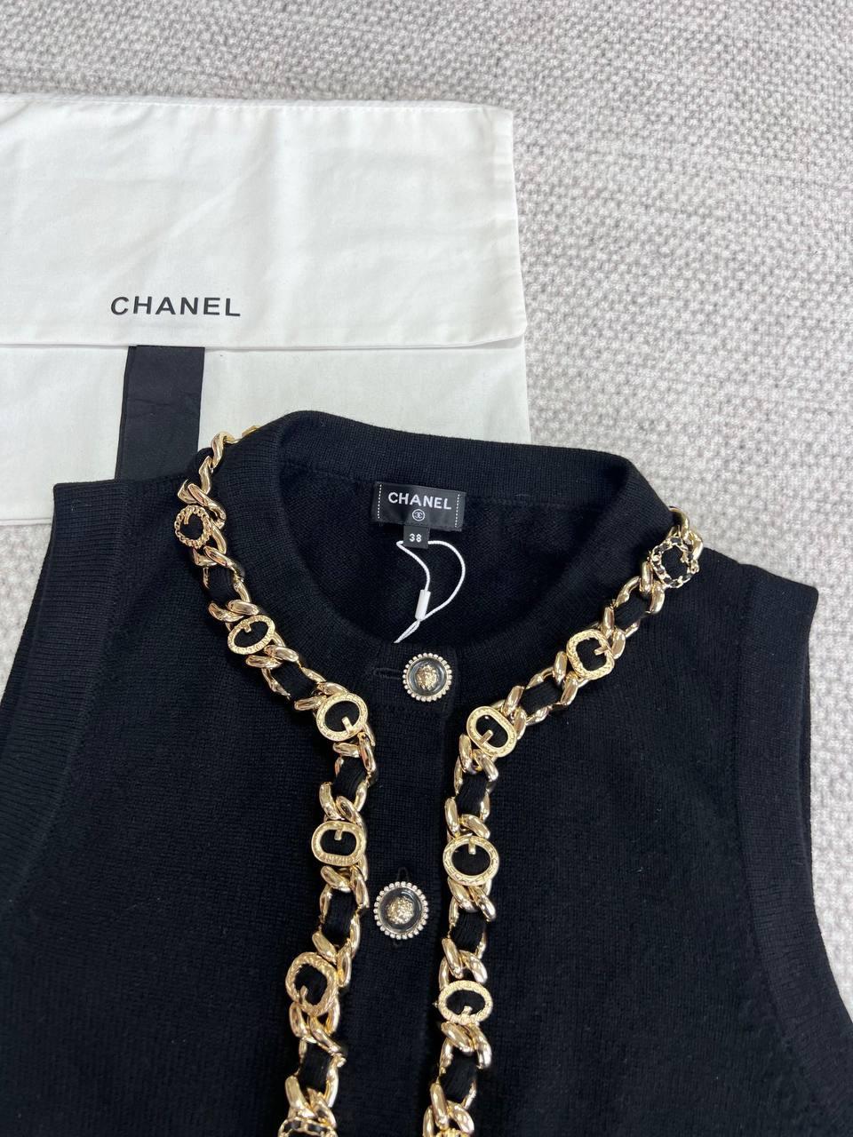 chanel cashmere vest