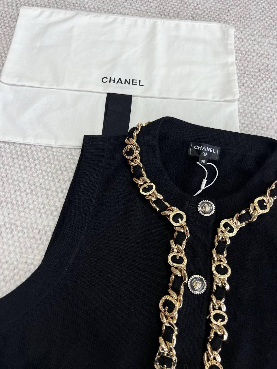 chanel cashmere vest