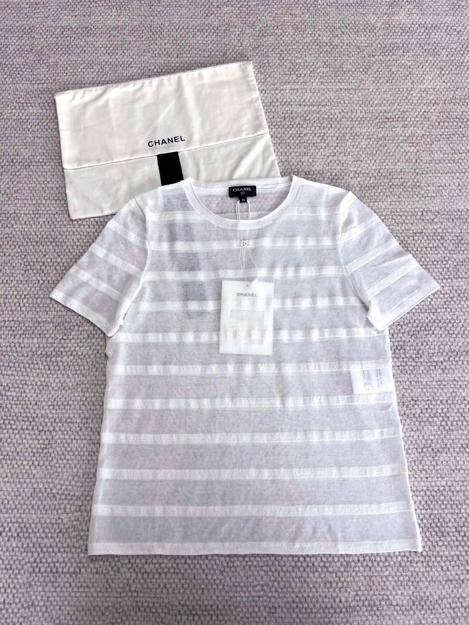 chanel silk tshirt