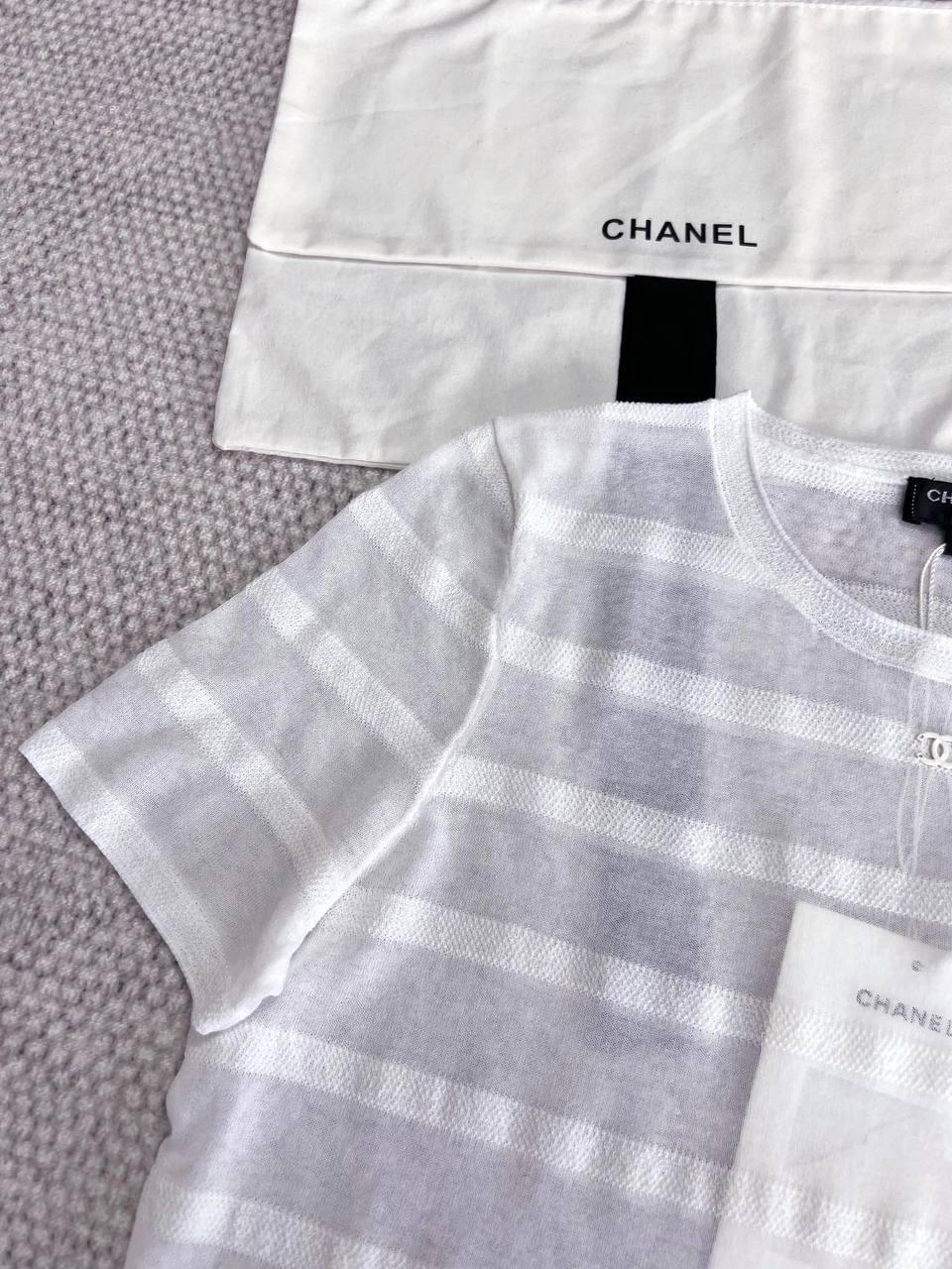 chanel silk tshirt