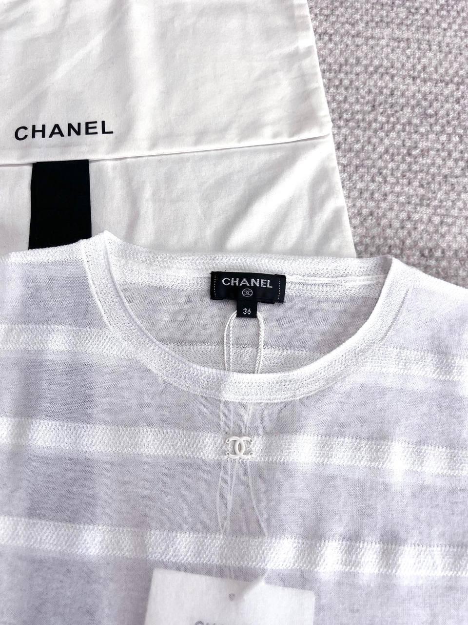 chanel silk tshirt