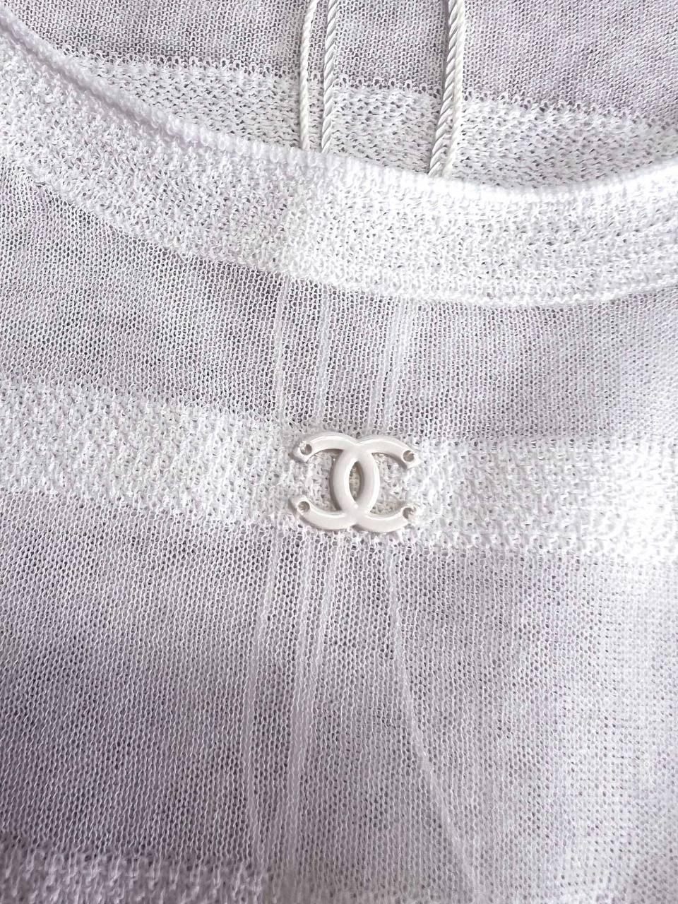 chanel silk tshirt