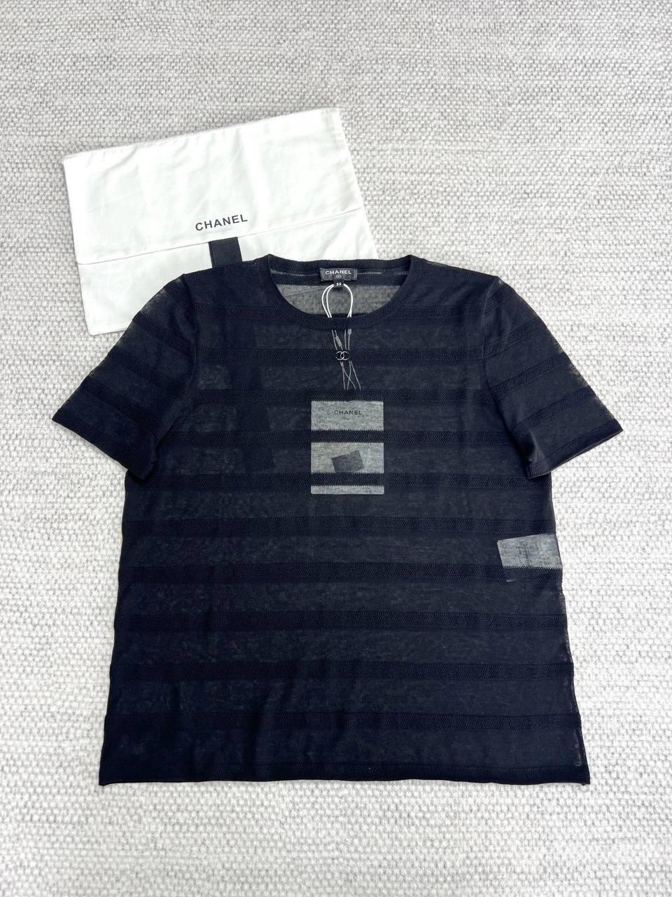 chanel silk tshirt