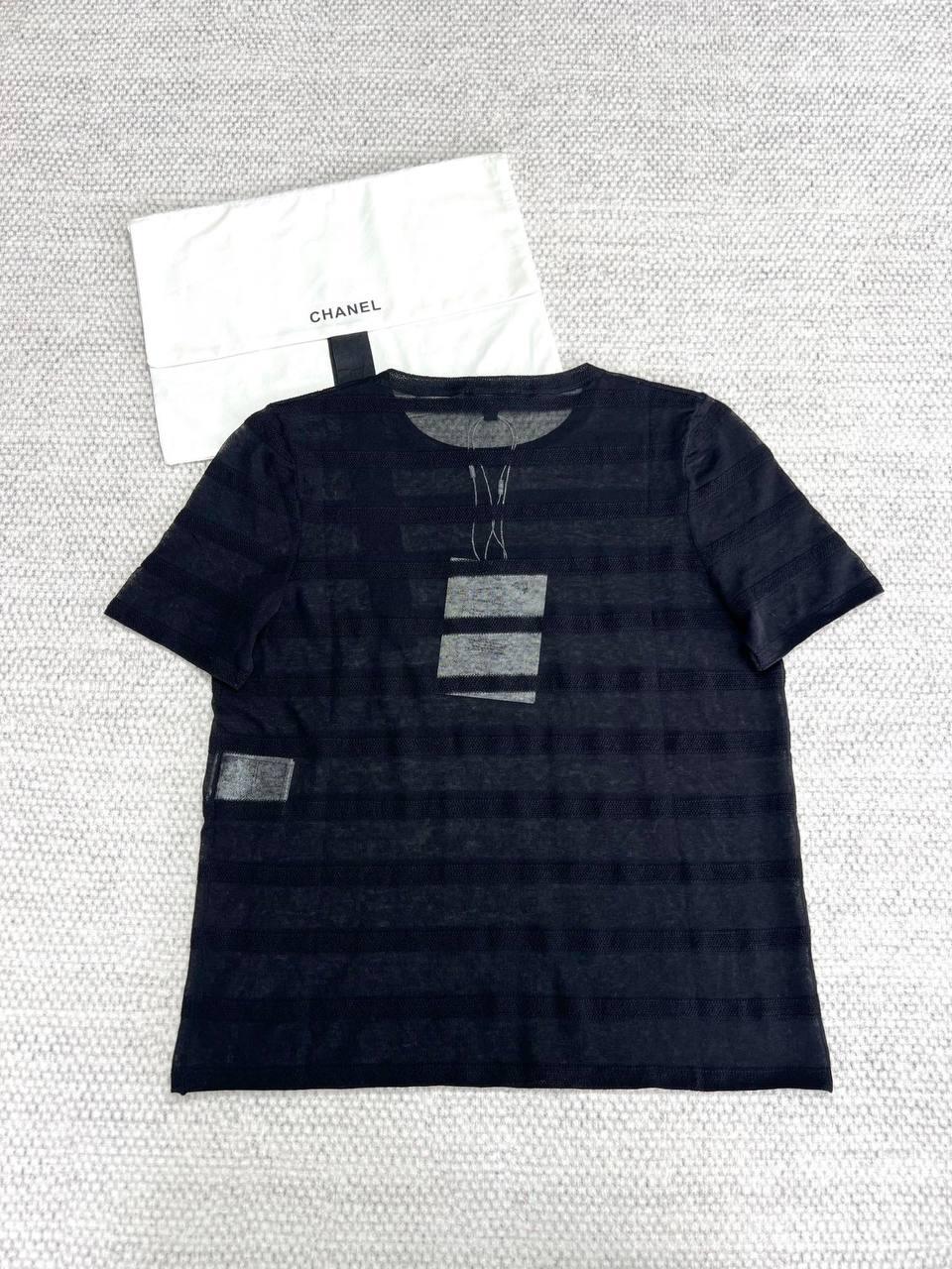 chanel silk tshirt