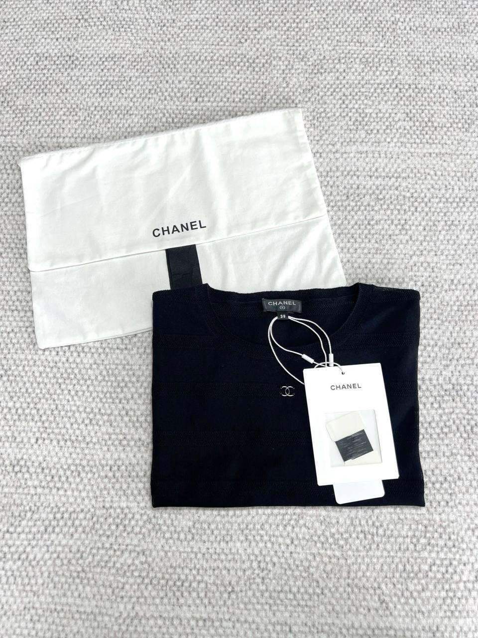 chanel silk tshirt