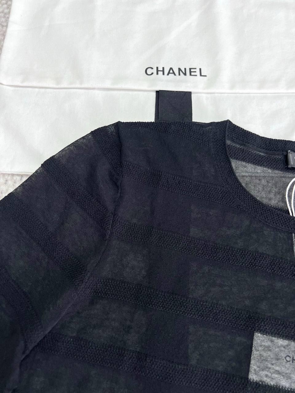 chanel silk tshirt