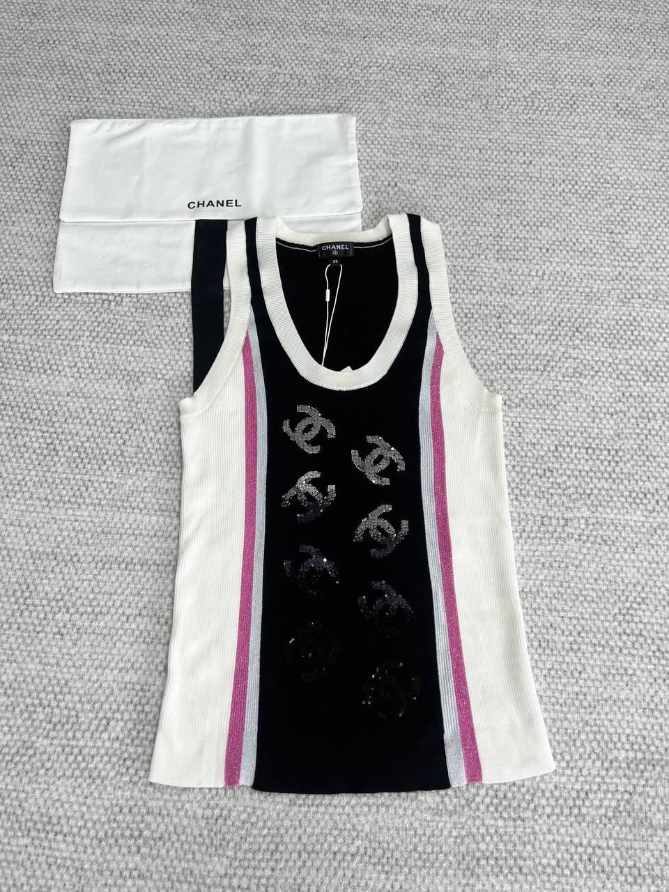 chanel wool vest