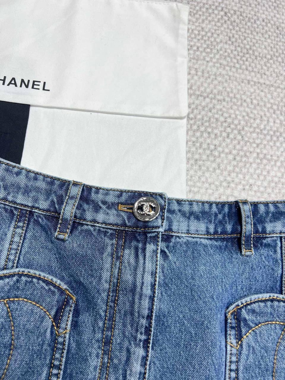 Chanel Denim Mini Skirt