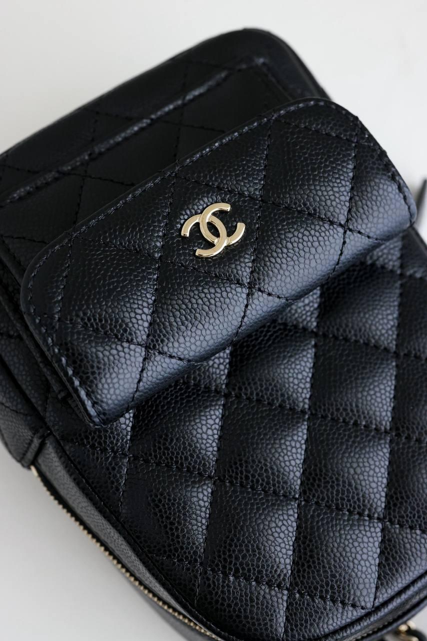 Chanel Quilted Small CC Day Backbag