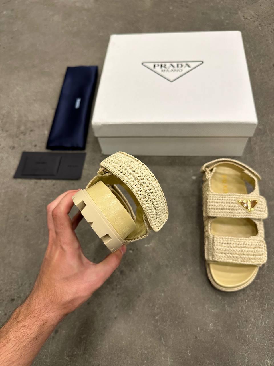 Prada Crochet Sandaletler