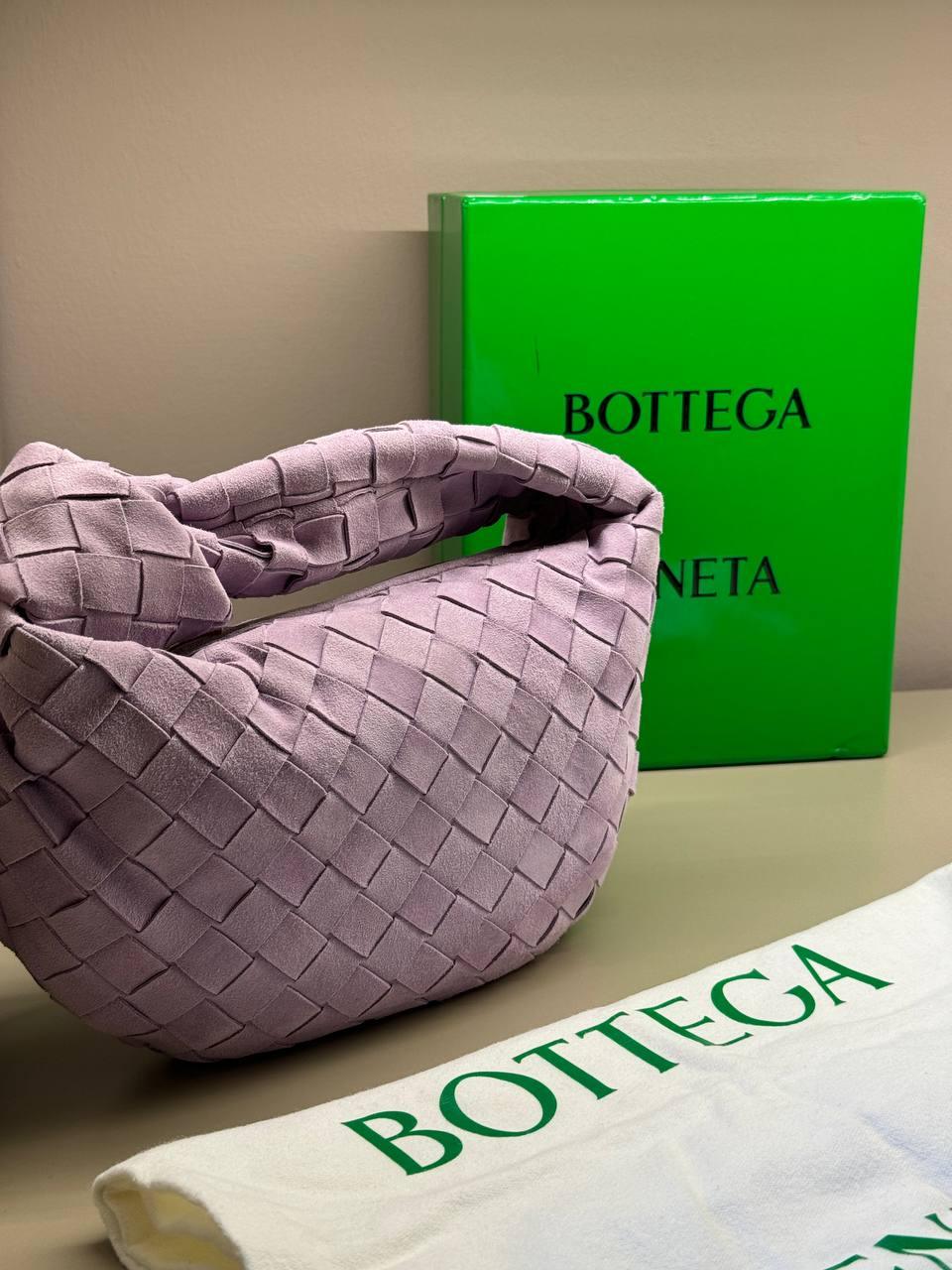 Bottega Veneta Mini Örgülü Süet Jodie Çanta