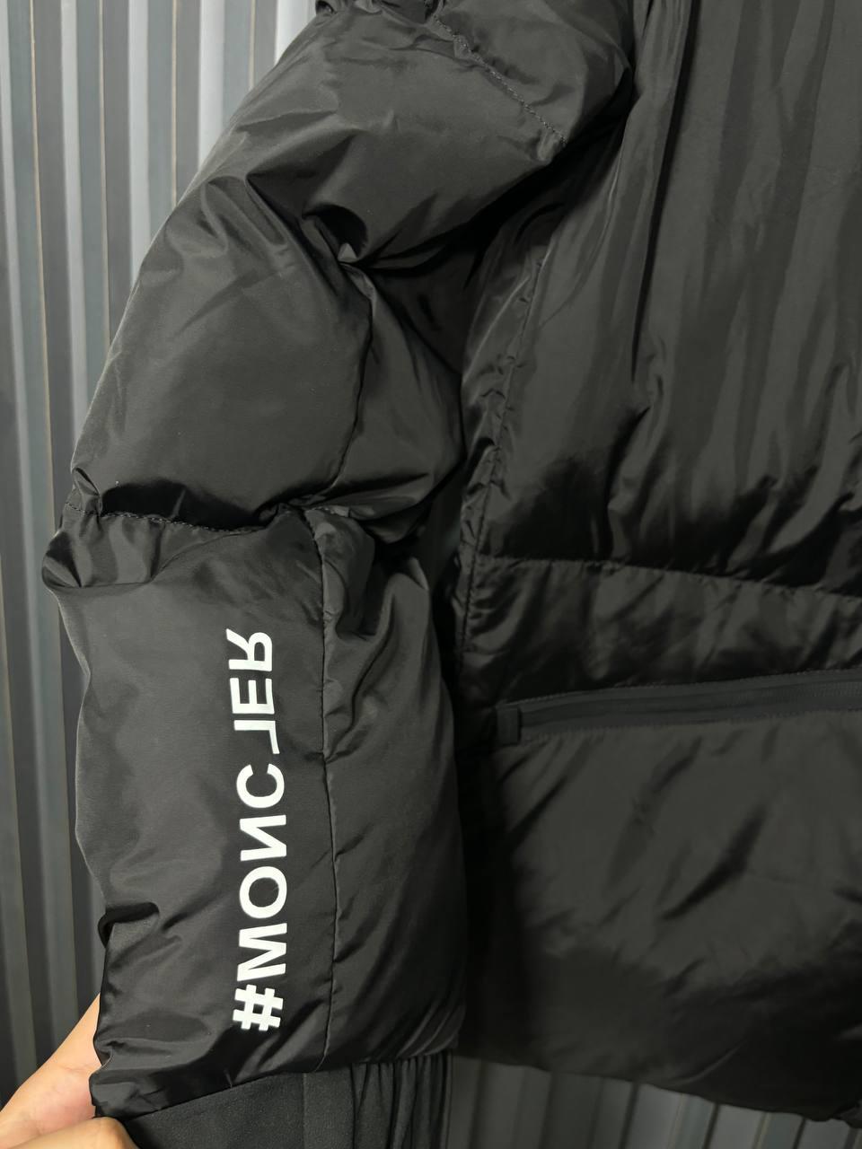 Moncler Verdons Logo Baskılı Kayak Montu