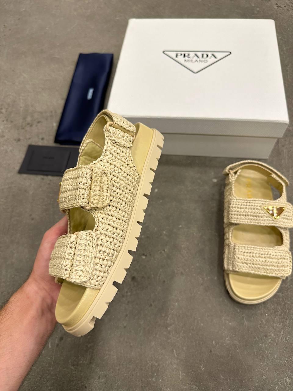 Prada Crochet Sandaletler