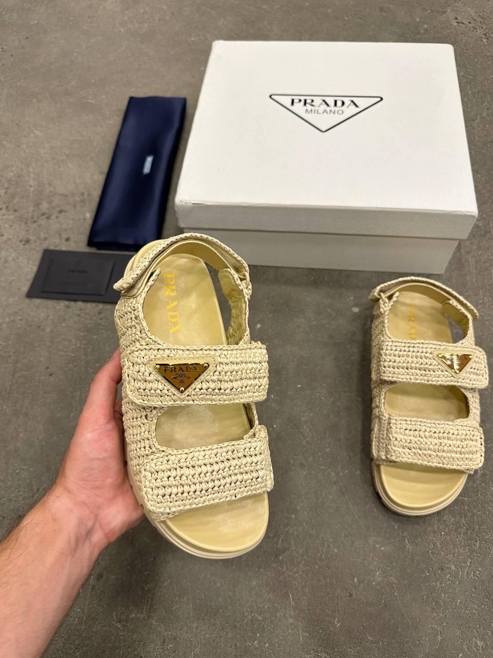 Prada Crochet Sandaletler