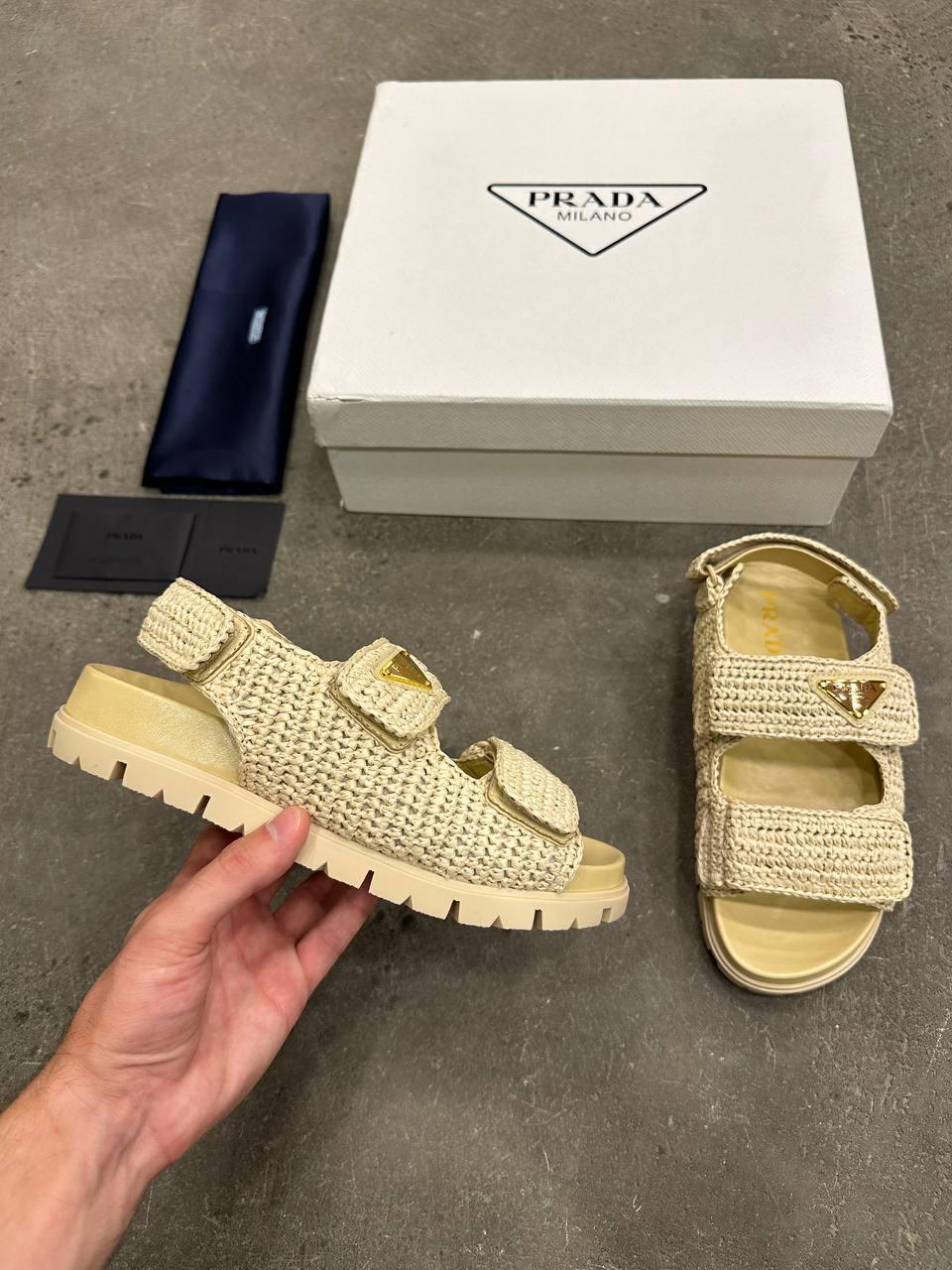 Prada Crochet Sandaletler