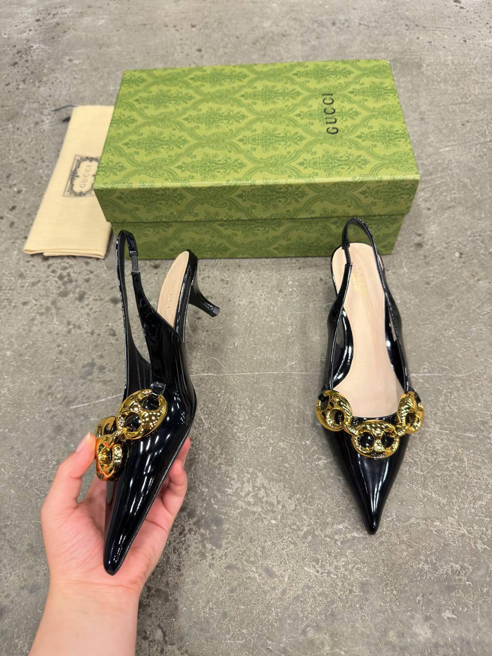 Gucci Slingback Topuklu Ayakkabı