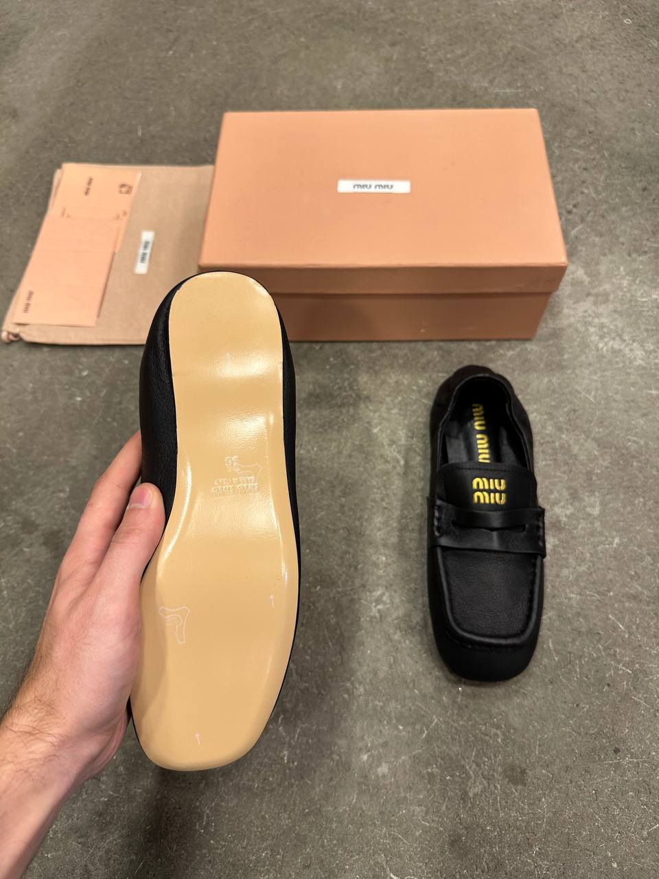 Miu Miu Nappa Deri Loaferler